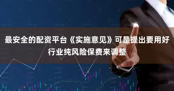 最安全的配资平台《实施意见》可是提出要用好行业纯风险保费来调整